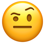 Buzia brwi uniesione do góry