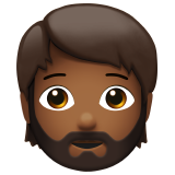 osoba z brodą: karnacja średnio ciemna