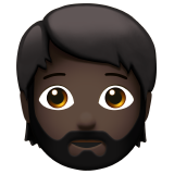 osoba z brodą: karnacja ciemna