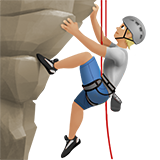 osoba wspinająca się: karnacja średnio jasna