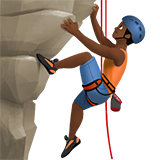 mężczyzna wspinający się: karnacja średnio ciemna