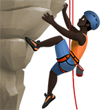 mężczyzna wspinający się: karnacja ciemna