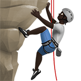 osoba wspinająca się: karnacja ciemna