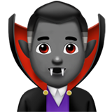 mężczyzna wampir: karnacja średnio ciemna