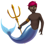 mężczyzna syrena: karnacja ciemna