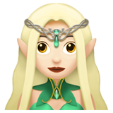 kobieta elf: karnacja jasna