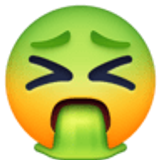 Wymiotująca twarz - Facebook
