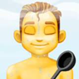 Mężczyzna w zaparowanym pomieszczeniu - Facebook