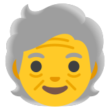 Starsza osoba - Noto Color Emoji