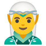 Mężczyzna elf - Noto Color Emoji