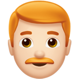 mężczyzna: karnacja jasna i rude włosy