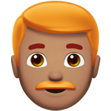 mężczyzna: karnacja średnia i rude włosy