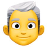 Mężczyzna: białe włosy - Facebook