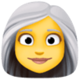 Kobieta: białe włosy - Facebook