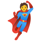 Superbohater - Noto Color Emoji