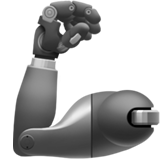 Uśmiechnięte ramię robota