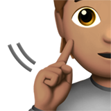 osoba głucha: karnacja średnia