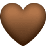 Brązowe serce - Facebook