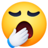 Ziewająca twarz - Facebook