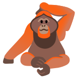 Orangutan - Noto Color Emoji