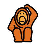Orangutan - OpenMoji