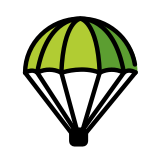 Spadochron - OpenMoji