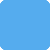 Niebieski kwadrat - Twitter / X