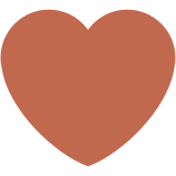 Brązowe serce - Twitter / X