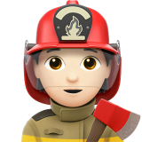 strażak: karnacja jasna