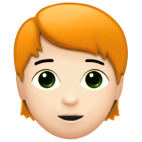 dorosły: karnacja jasna i rude włosy