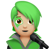 piosenkarz: karnacja średnio jasna