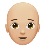 dorosły: karnacja średnio jasna i łysy