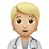 pracownik służby zdrowia: karnacja średnio jasna