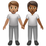 osoby trzymające się za ręce: karnacja średnia i karnacja średnio ciemna