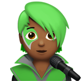 piosenkarz: karnacja średnio ciemna