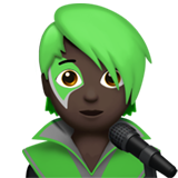 piosenkarz: karnacja ciemna