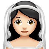 kobieta w welonie: karnacja jasna