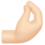 złączone palce: karnacja jasna