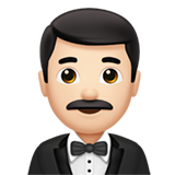 mężczyzna w smokingu: karnacja jasna