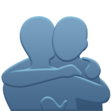 Przytulający się ludzie