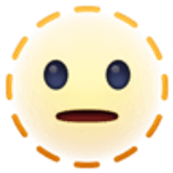 Twarz otoczona linią przerywaną - Facebook