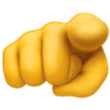 Palec wskazujący skierowany na patrzącego - Facebook