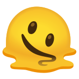 Roztapiająca się twarz - Noto Color Emoji