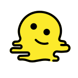 Roztapiająca się twarz - OpenMoji