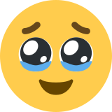 Twarz powstrzymująca łzy - Twitter / X