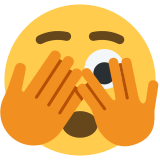 Twarz z podglądającym okiem - Twitter / X