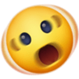 Wstrząśnięta twarz - Facebook