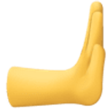 Dłoń pchająca w prawo - Facebook