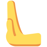 Dłoń pchająca w lewo - Twitter / X