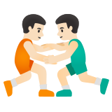 mężczyźni uprawiający zapasy: karnacja jasna